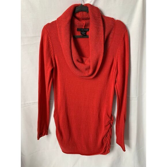 Calvin Klein Long Rustic Red Sweater - Picture 1 of 12